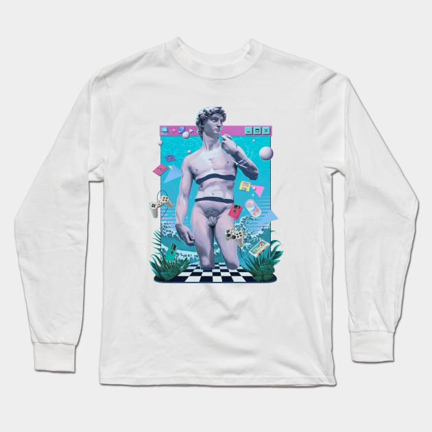 Vapor David Long Sleeve T-Shirt by Mr.Melville